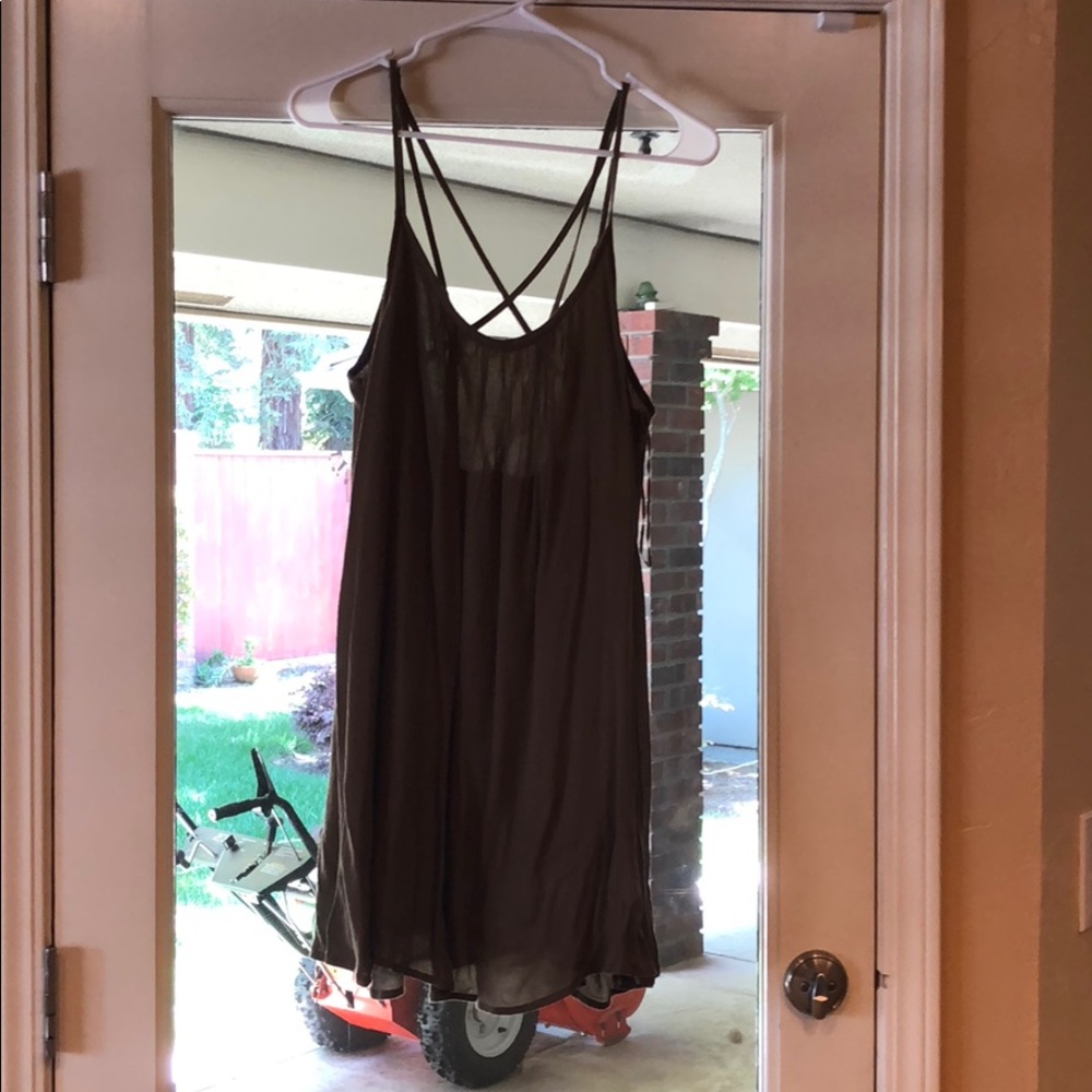 Olive green roxy dress